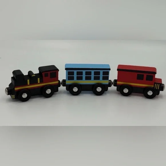 Melissa & Doug Wooden Train Set - Lot Of 3 -
2"T - Picture 2 of 6